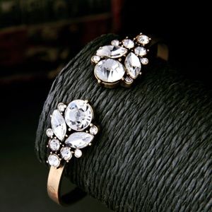 GB29 | Gold Wrist Gems Bangle Crystal Bracelet